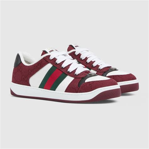 gucci ancora mens|Men's Screener sneaker in Rosso Ancora GG canvas .